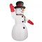 7.9FT Christmas Inflatables Greeting Snowman w/ LED Light for Outdoor Xmas Decor